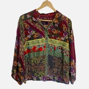 Colorful Floral Women's Top